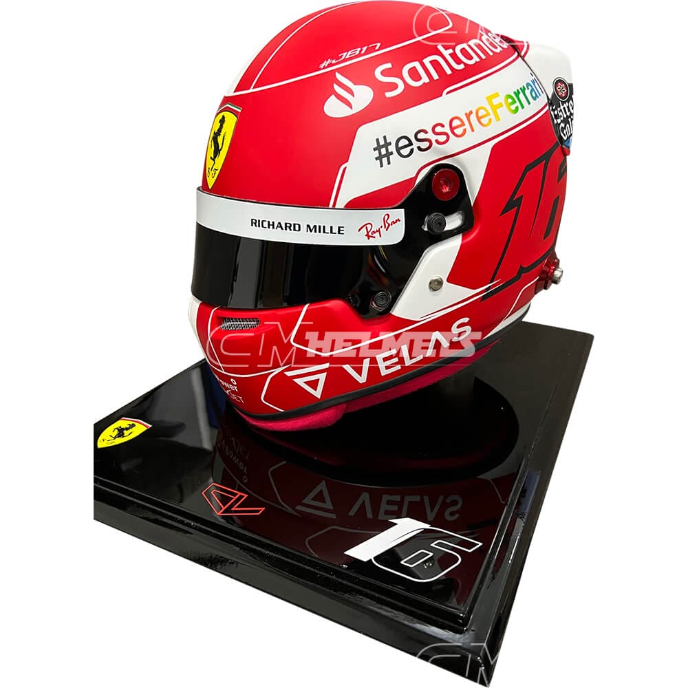 CHARLES LECLERC 2022 CANADIAN GP F1 REPLICA HELMET FULL SIZE - Image 1